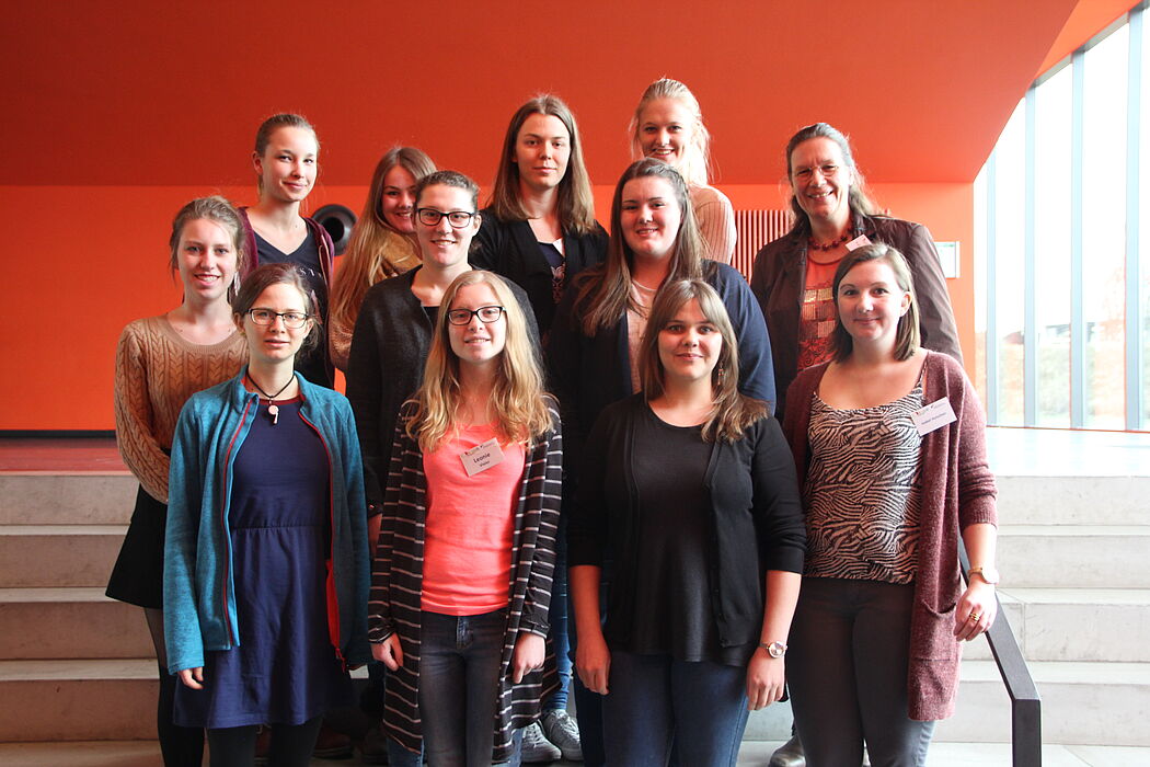 Foto (Universität Paderborn):Teilnehmerinnen des Mentoring-Programms.