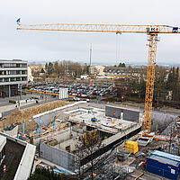 Universität Paderborn Baustelle Gebäude I 20. Dezember 2016