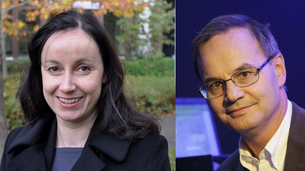 Foto (Universität Paderborn): Prof. Dr. Christina Bartz und Prof. Dr. Artur Zrenner sind in DFG-Fachkollegien gewählt worden.