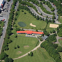 Luftbild Golfakademie der Universität Paderborn, 4. Juni 2010, (Ansicht von Süden)