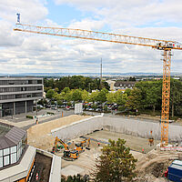 Universität Paderborn Baustelle Gebäude I 5. Oktober 2016