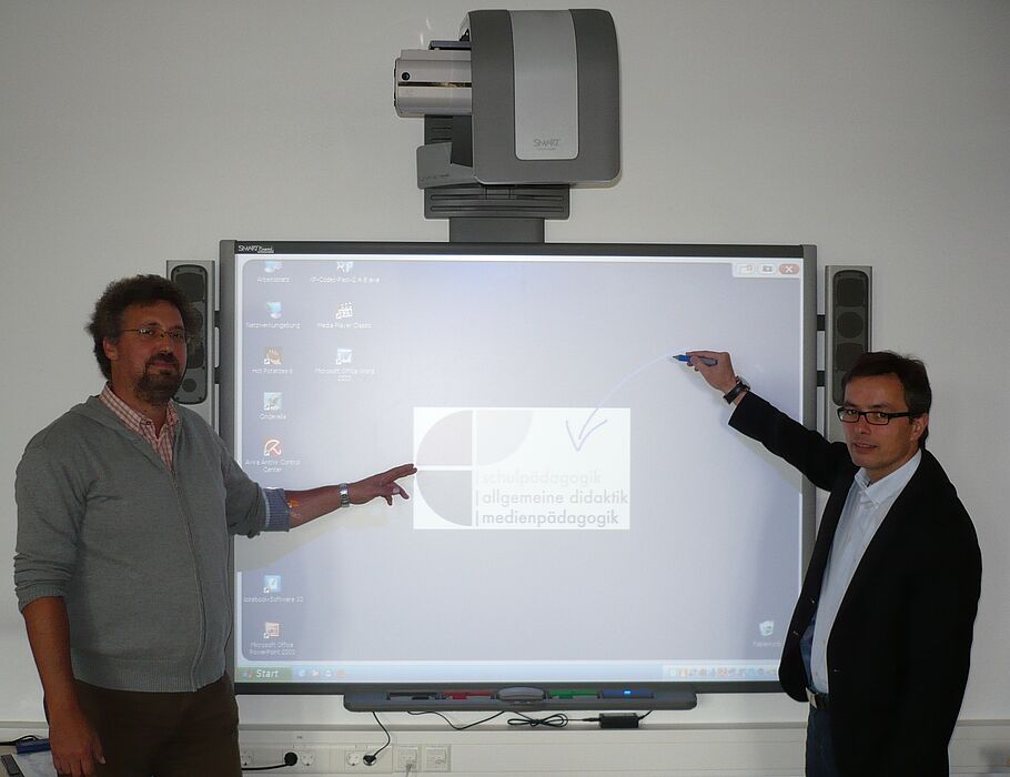 Foto: OStR Michael Nicolas und Prof. Dr. Bardo Herzig