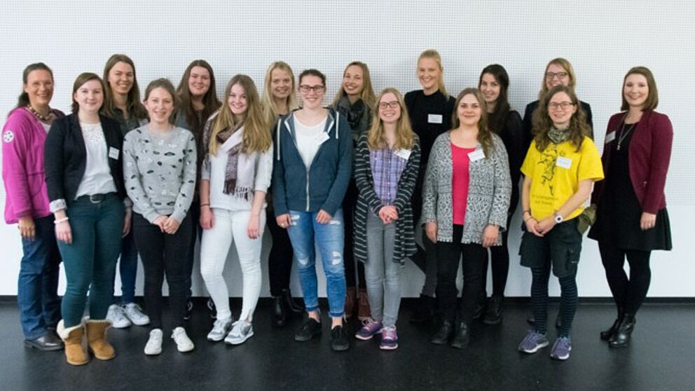 Foto (Universität Paderborn): Teilnehmerinnen des Mentoring-Programms.