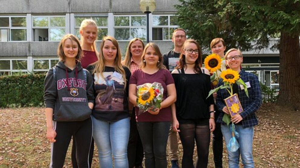 Foto (Universität Paderborn): Teilnehmerinnen des Mentoring-Programms „look upb“.
