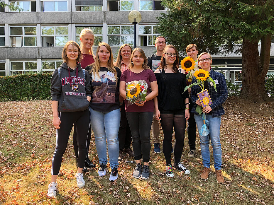 Foto (Universität Paderborn): Teilnehmerinnen des Mentoring-Programms „look upb“.