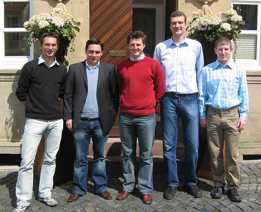 Foto: Der Vorstand am Tag der Gründung (v. l.): Ralf Liekmaier, Leon Müller, Markus Ottlik, Janis Reinecke, Sebastian Pust