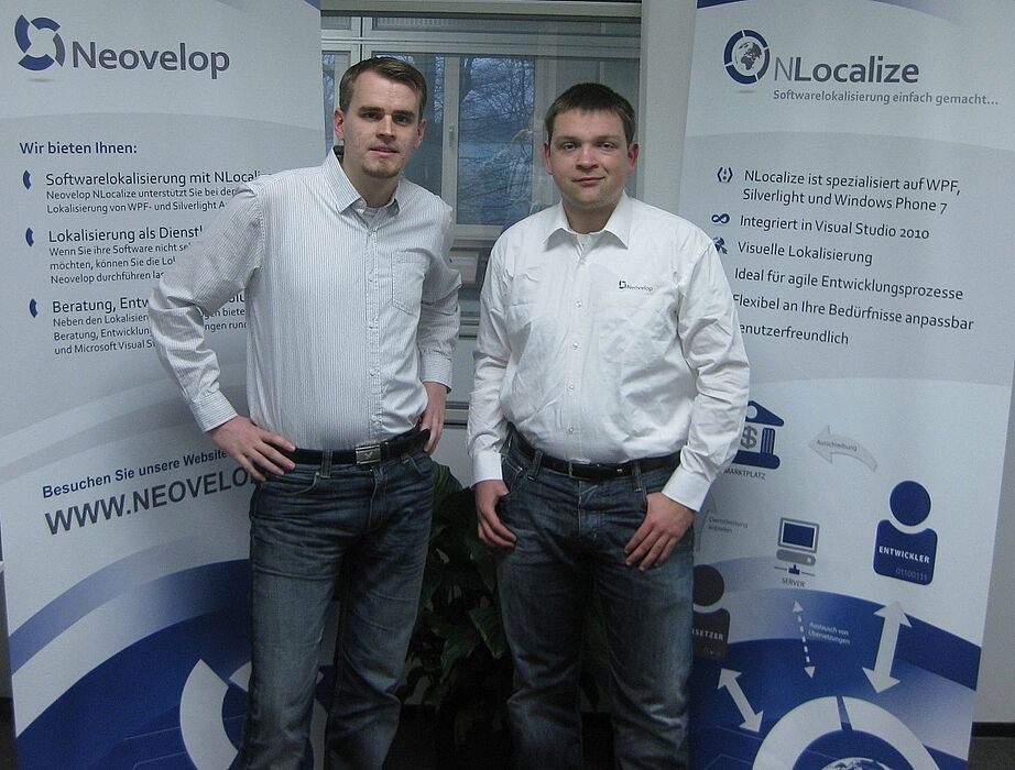 Foto (Neovelop GmbH): Martin Kleine und Mathias Raacke