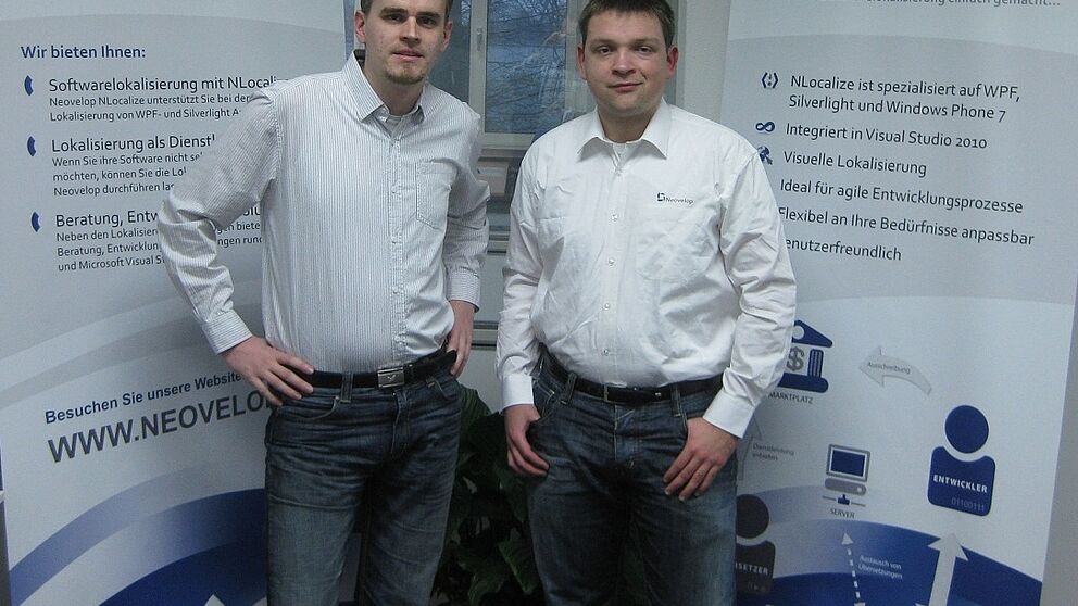 Foto (Neovelop GmbH): Martin Kleine und Mathias Raacke