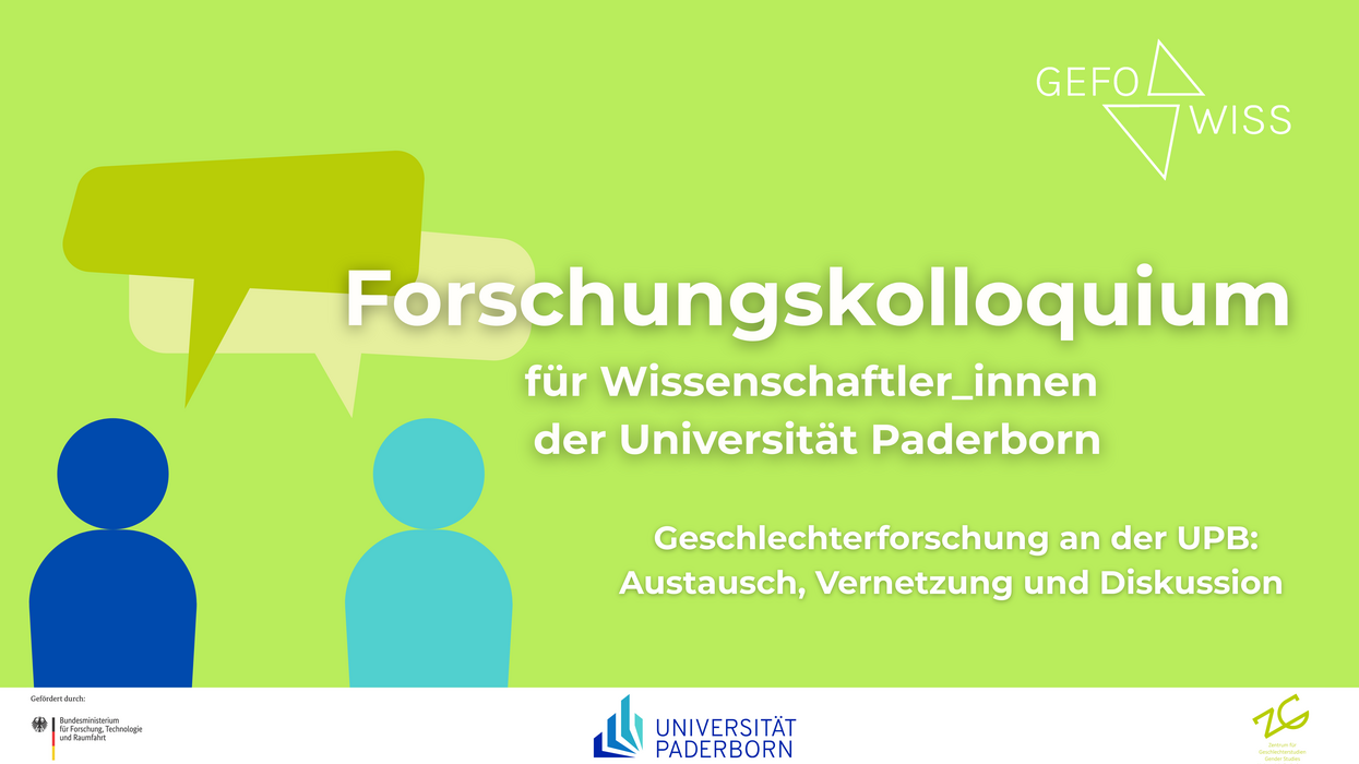 Werbematerial Forschungskolloquium