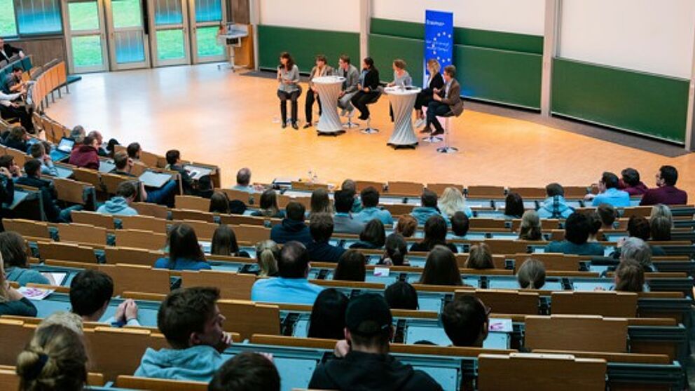 Foto (Universität Paderborn, Julius Erdmann): Europadebatte