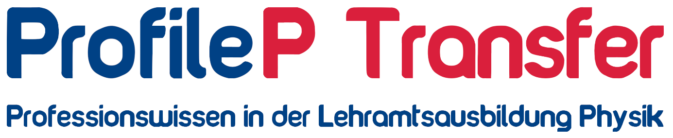 Logo ProfileP Transfer - Professionswissen in der Lehramtsausbildung Physik