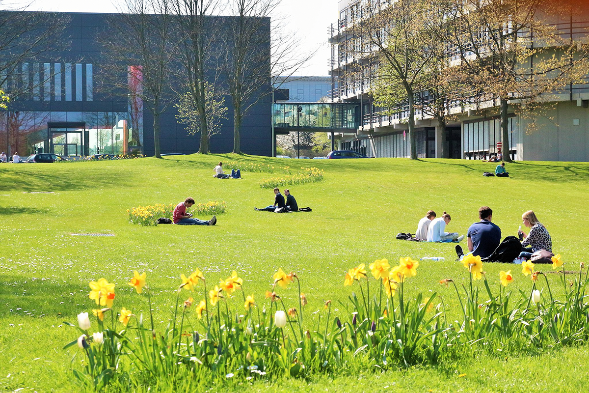 Campus in spring