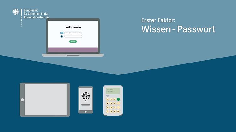 So funktioniert die Zwei-Faktor-Authentisierung ｜ BSI