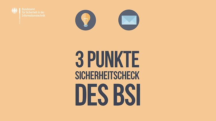 Drei Checkpunkte für mehr E-Mail-Sicherheit ｜ BSI
